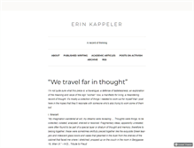 Tablet Screenshot of erinkappeler.com